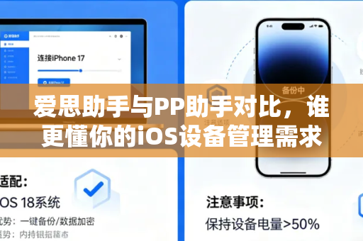 爱思助手与PP助手对比，谁更懂你的iOS设备管理需求？-第1张图片-爱思助手下载 | 爱思官网 - 爱思官方最新版