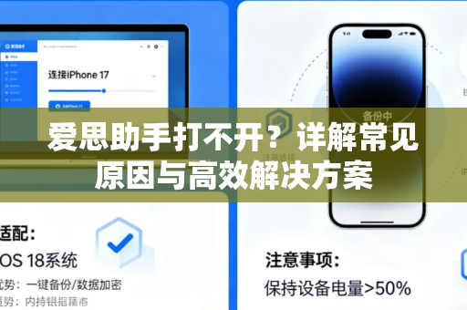 爱思助手打不开？详解常见原因与高效解决方案